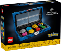 LEGO - 40892 - Pokémon - Promo- La collection de badges de la région de Kanto - H