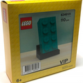 LEGO - 6346101 - Promo - Buildable 2 x 4 Dark Turquoise Brick - K