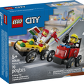 LEGO - 60458 - City - Pizza vs. Fire Truck Race Car Pack