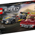 LEGO - 76903 - Speed Champions - Chevrolet Corvette C8.R Race Car and 1969 Chevrolet Corvette - H
