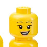 LEGO - Marchandises - Tête de Rangement fille lièvre rose - Petite